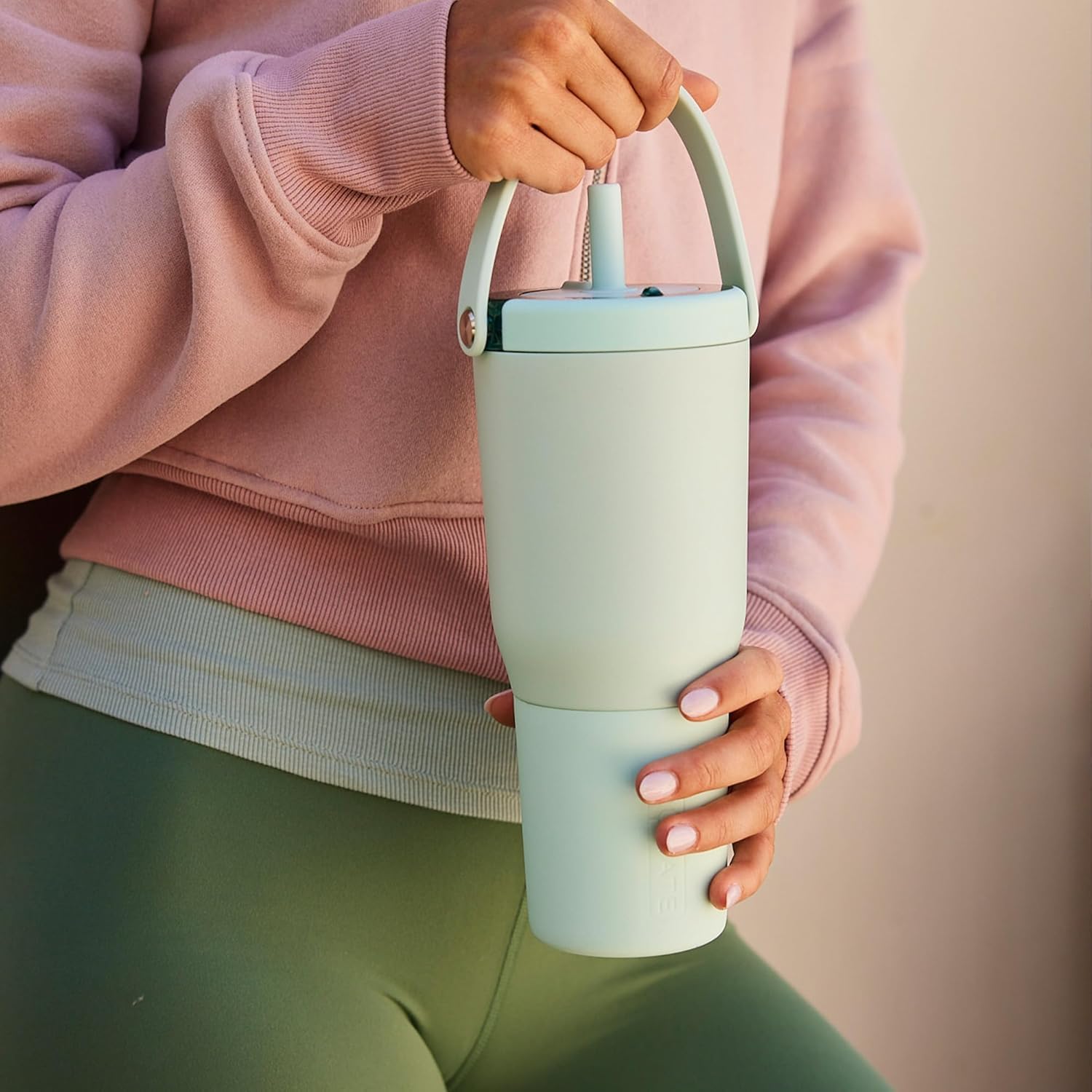 Foto 5 | Vaso De Viaje Brümate Resa De 1 Litro, 100% A Prueba De Fugas Con Asa, Color Kiwi - Venta Internacional.