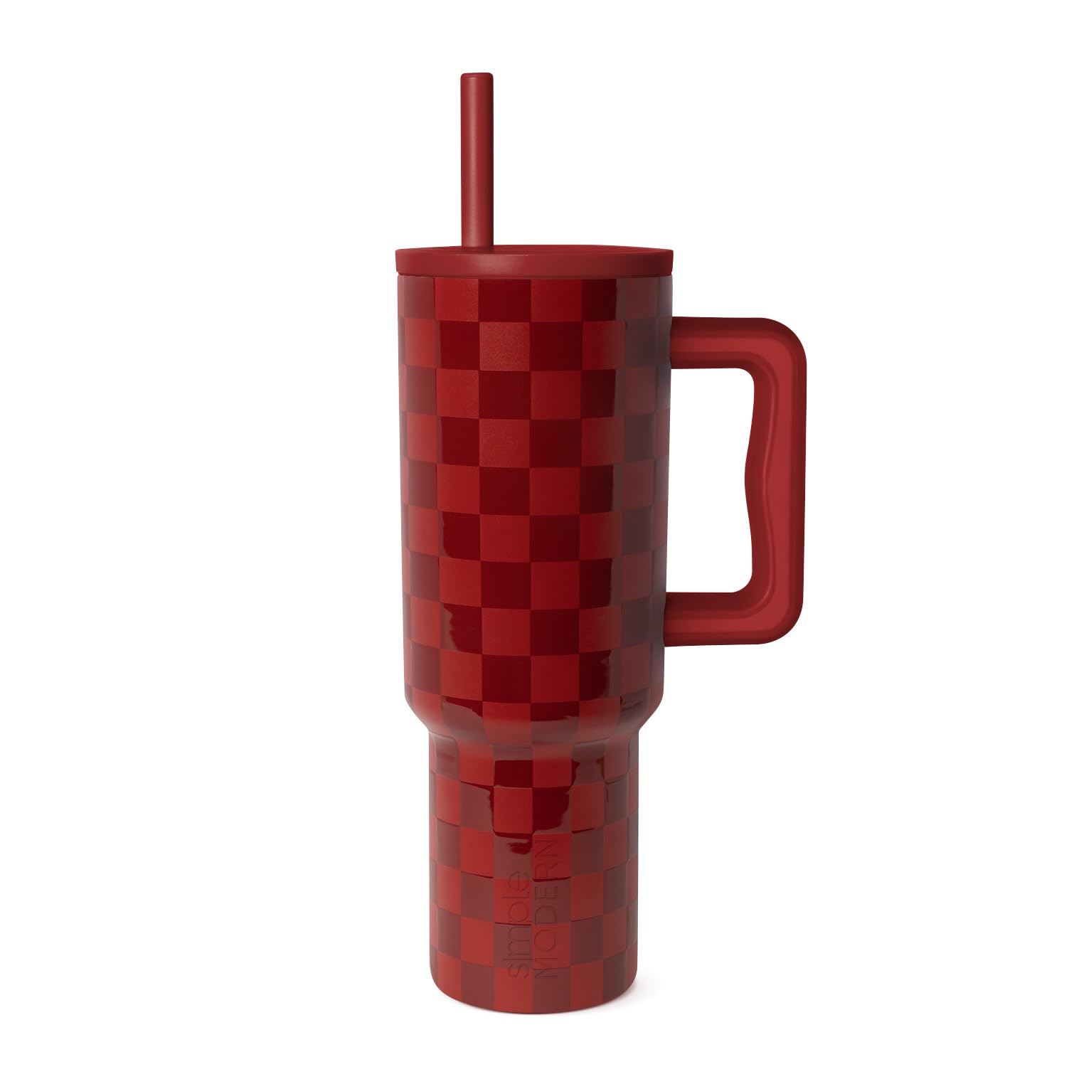Vaso Simple Modern Trek Signature De 1,2 L Con Asa, Color Rojo - Venta Internacional.