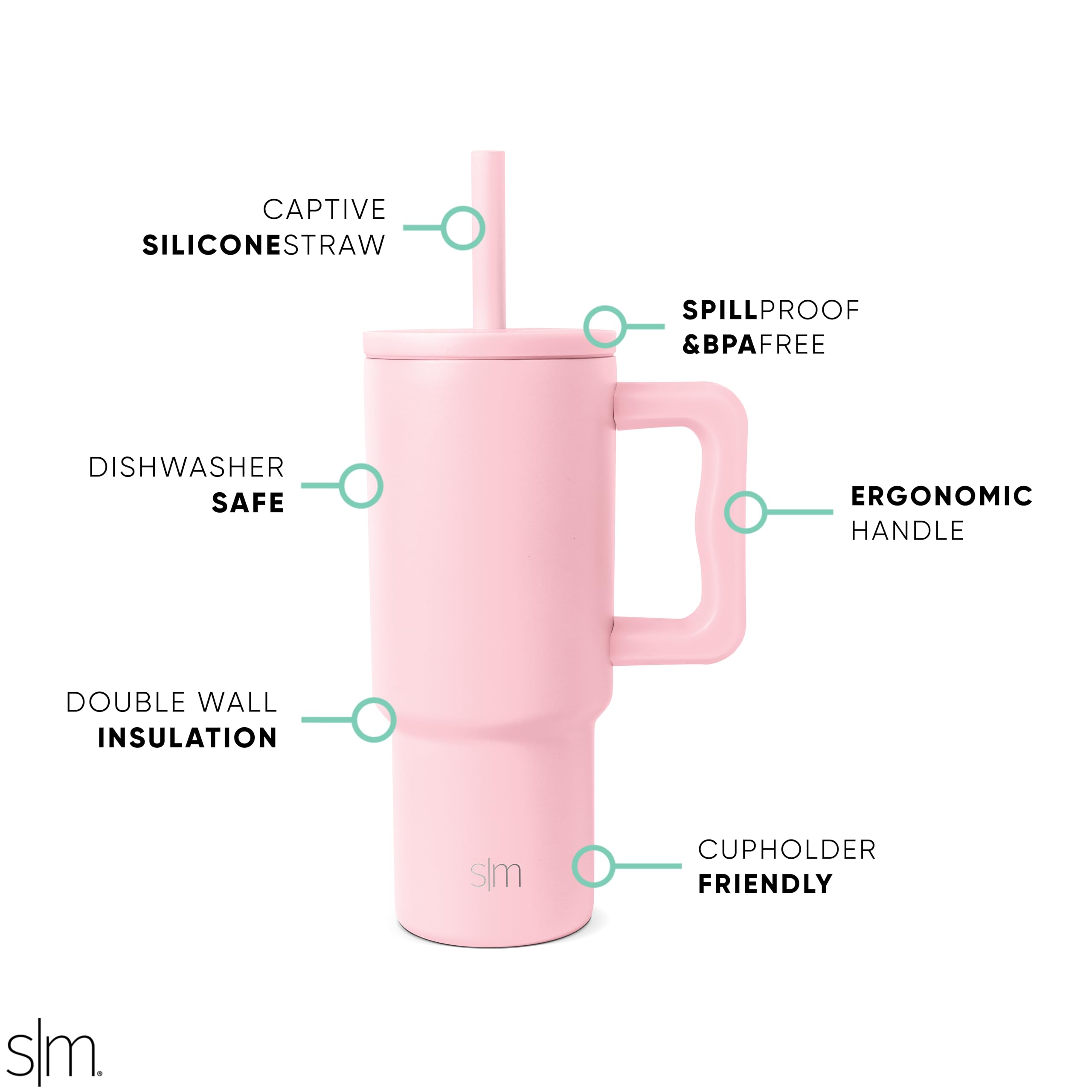Foto 3 pulgar | Vaso Simple Modern Kids Trek Collection 700 Ml Con Asa - Venta Internacional.