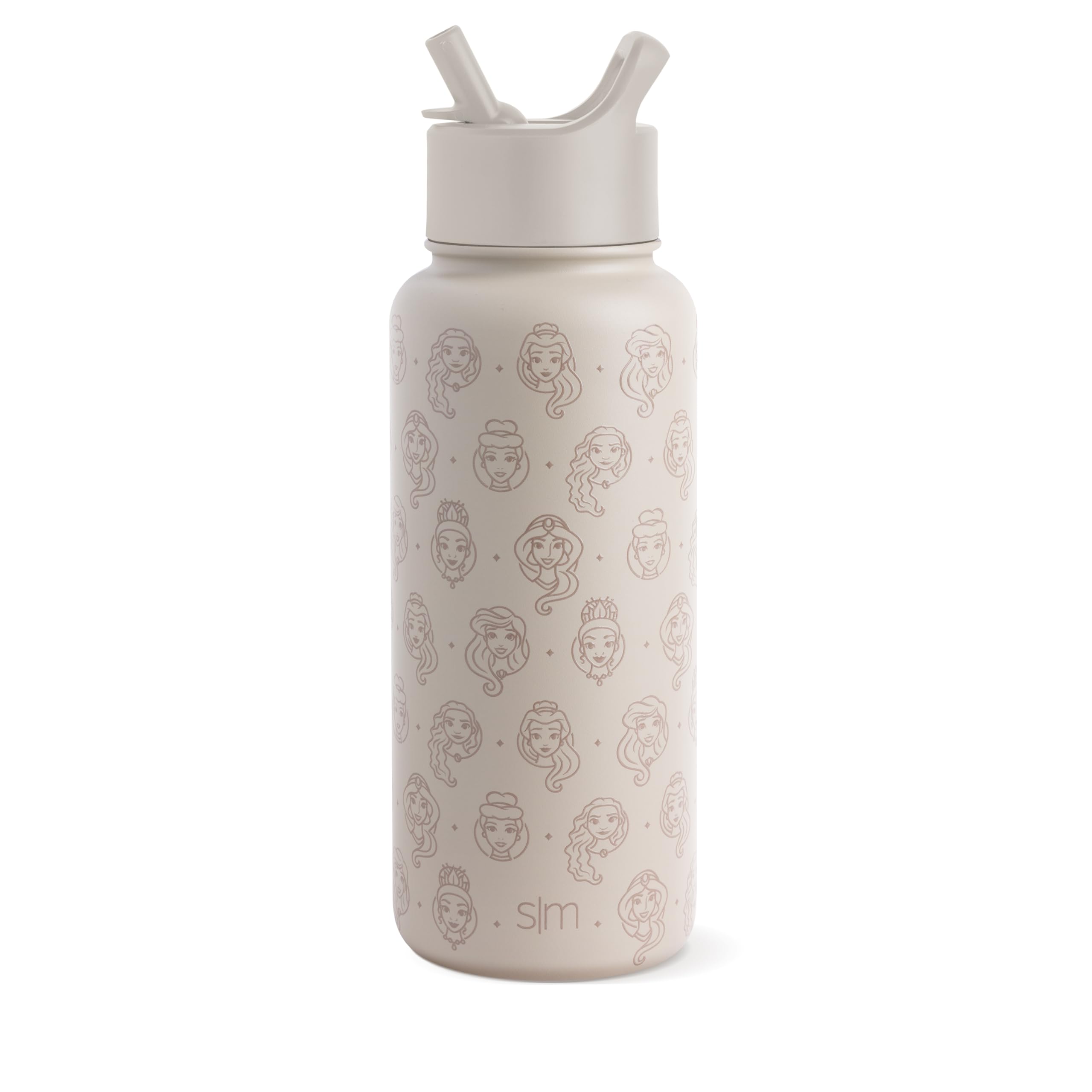 Botella De Agua Sencilla Y Moderna Con Diseño De Princesa De Disney, 950 Ml, Con Aislamiento Al Vacío - Venta Inte
