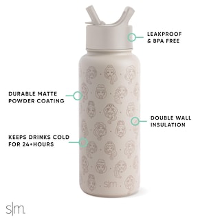 Foto 2 | Botella De Agua Sencilla Y Moderna Con Diseño De Princesa De Disney, 950 Ml, Con Aislamiento Al Vacío - Venta Inte