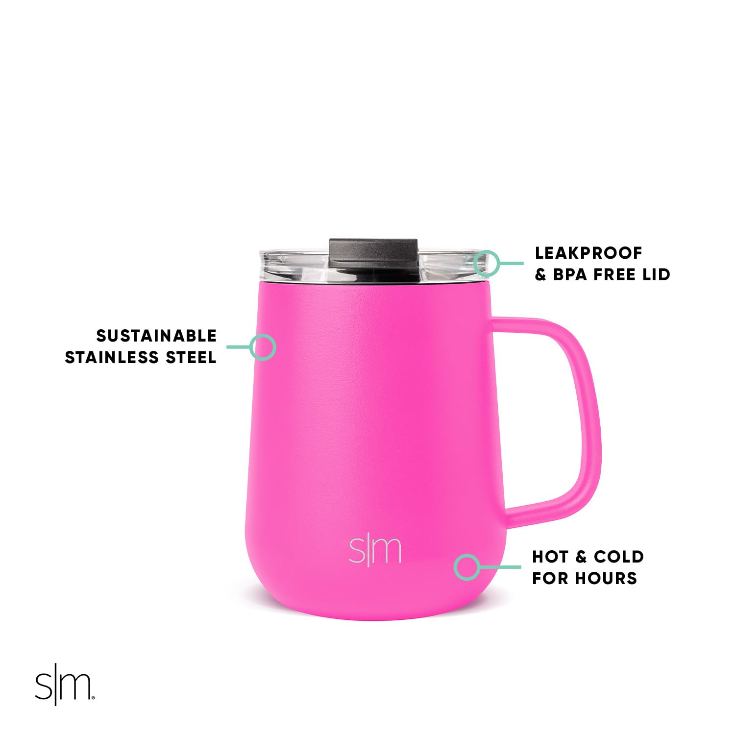 Foto 3 pulgar | Taza De Café De Viaje Simple Modern Voyager 350 Ml De Acero Inoxidable - Venta Internacional.