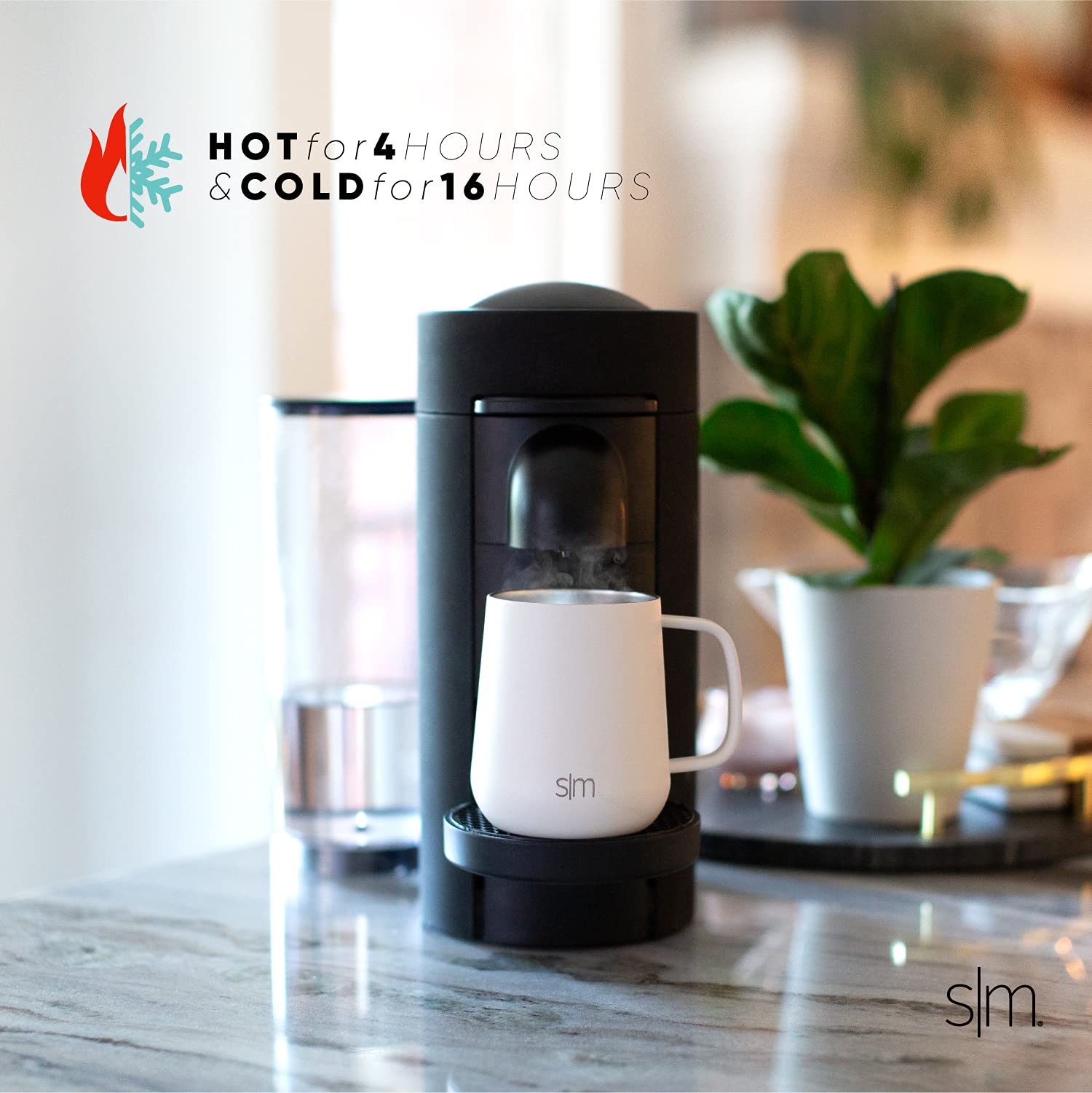 Foto 4 pulgar | Taza De Café De Viaje Simple Modern Voyager 350 Ml De Acero Inoxidable - Venta Internacional.