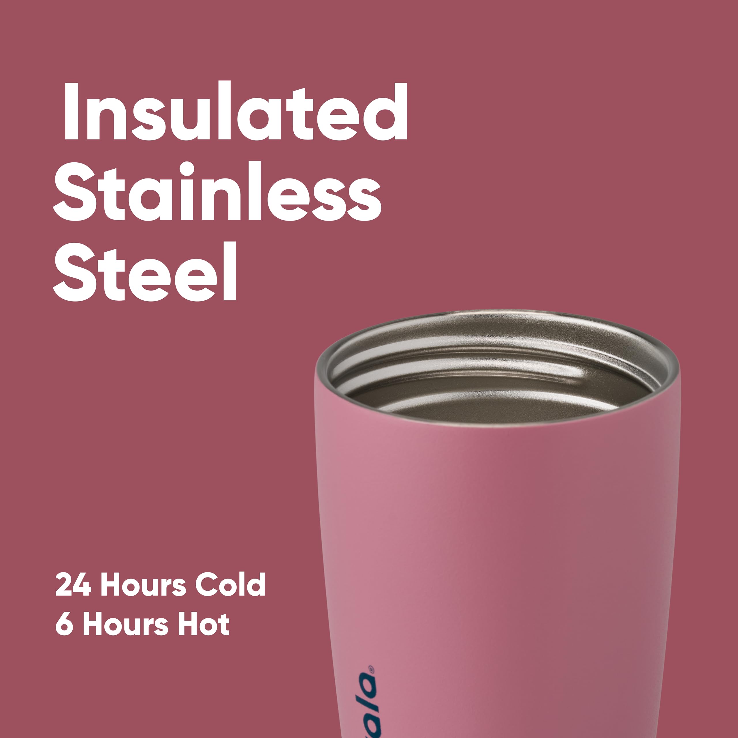 Foto 5 pulgar | Vaso De Café Owala Smoothsip Slider, Aislante, 360 Ml, Color Morado - Venta Internacional.