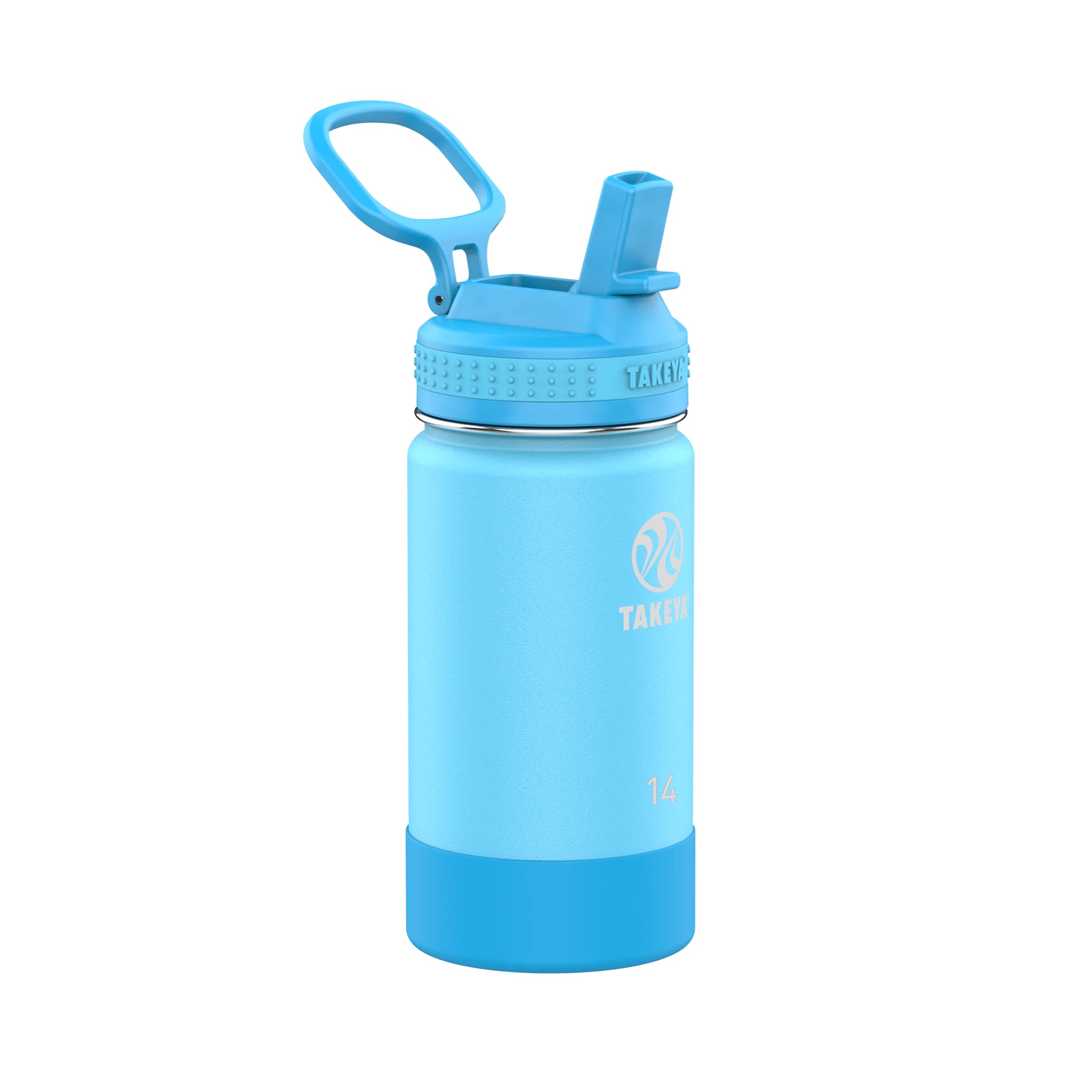 Botella De Agua Takeya Actives Kids Con Aislamiento Al Vacío De 400 Ml - Venta Internacional.