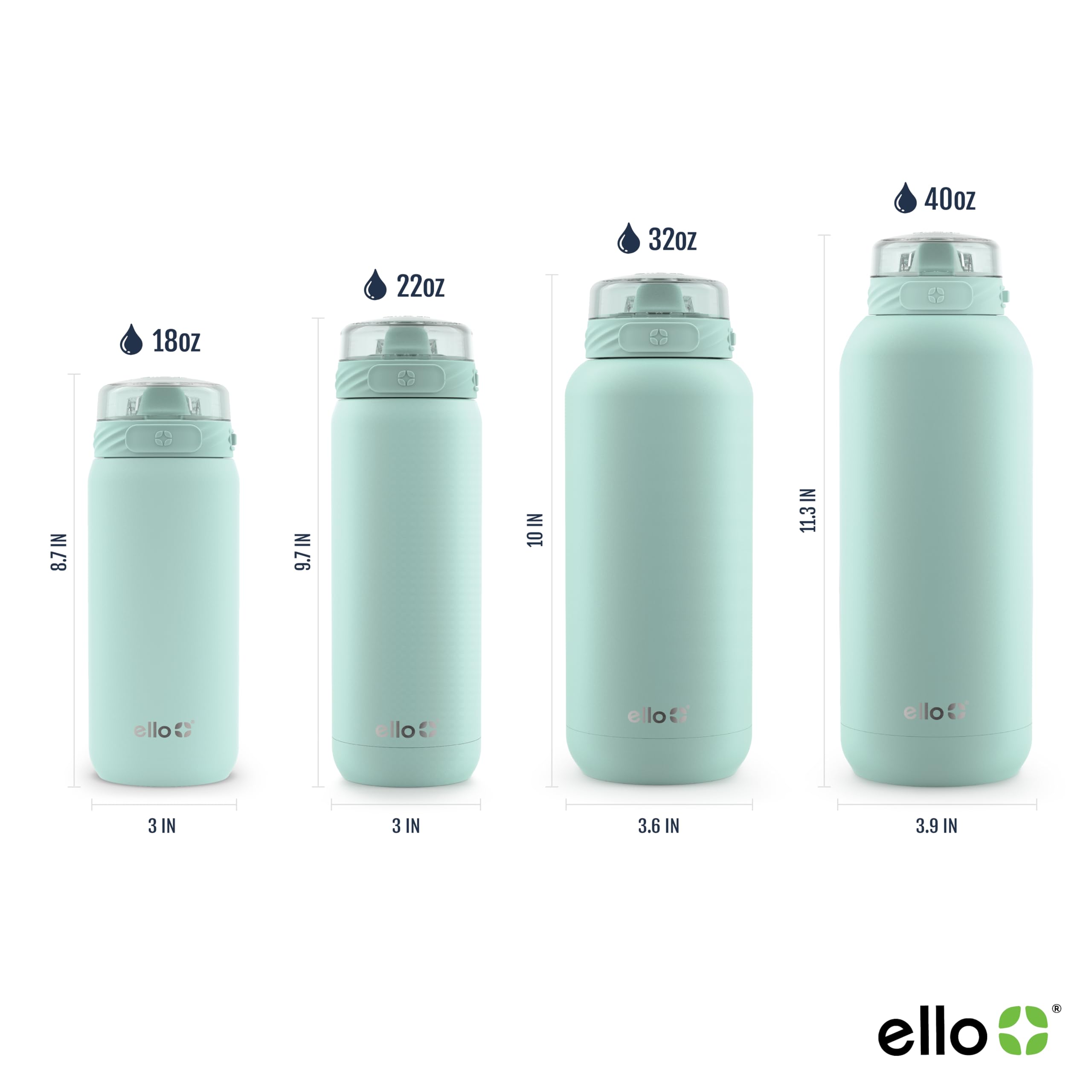 Foto 4 pulgar | Botella De Agua Ello Cooper Kids, 530 Ml, Acero Inoxidable Yucca - Venta Internacional.