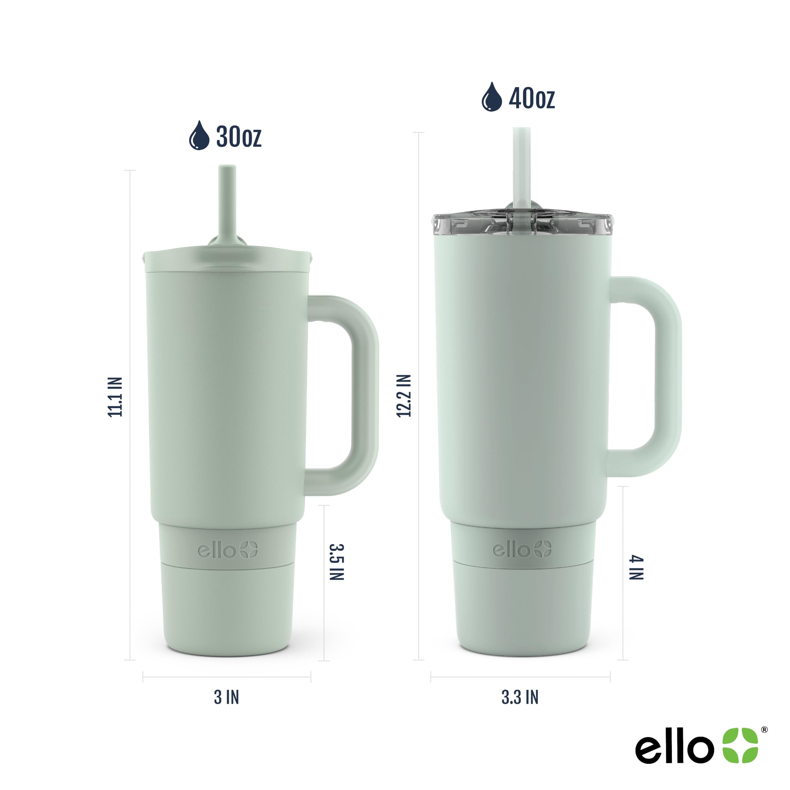Foto 5 pulgar | Vaso Ello Port De Acero Inoxidable Con Aislamiento Al Vacío De 900 Ml - Venta Internacional.