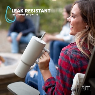 Foto 5 | Vaso Simple Modern Trek De 1,2 L Con Asa Y Tapa Con Pajita, Color Verde - Venta Internacional.