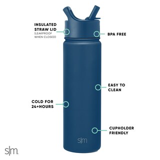 Foto 2 | Botella De Agua Simple Modern Summit De 650 Ml Con Aislamiento Al Vacío - Venta Internacional.