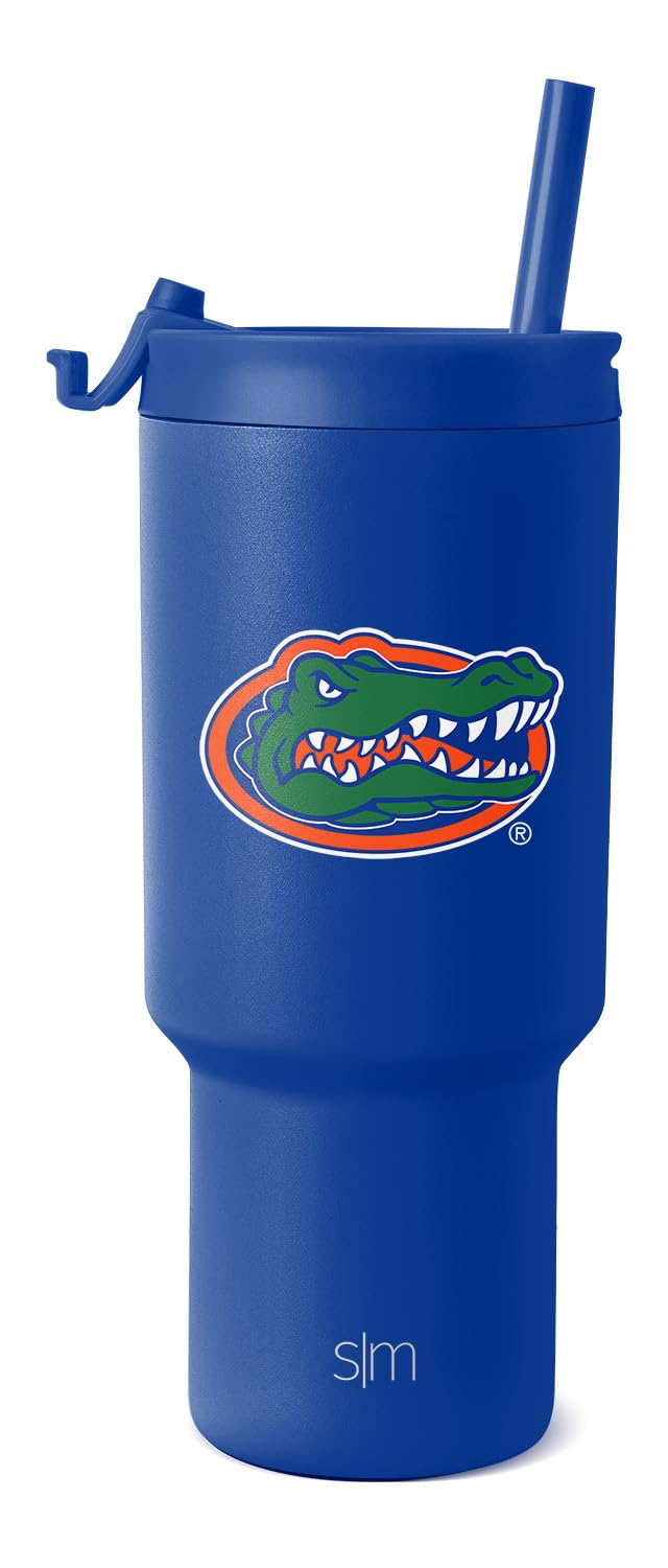 Vaso Simple Modern Con Licencia Oficial Florida Gators De 900 Ml - Venta Internacional.