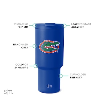 Foto 2 | Vaso Simple Modern Con Licencia Oficial Florida Gators De 900 Ml - Venta Internacional.