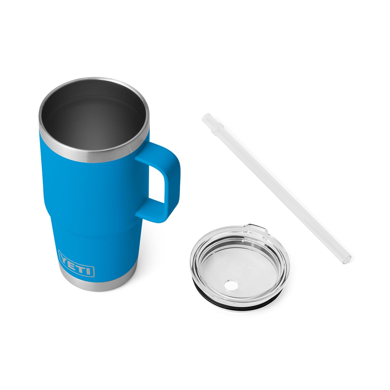 Foto 5 pulgar | Vaso Yeti Rambler De 750 Ml Con Asa Y Tapa Con Pajita, Color Azul - Venta Internacional.