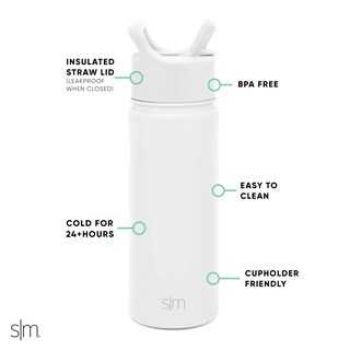 Foto 2 | Botella De Agua Simple Modern Summit De 530 Ml Con Aislamiento Al Vacío - Venta Internacional.