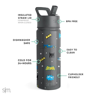 Foto 5 | Botella De Agua Simple Modern Dc Comics Batman 500 Ml Kids - Venta Internacional.