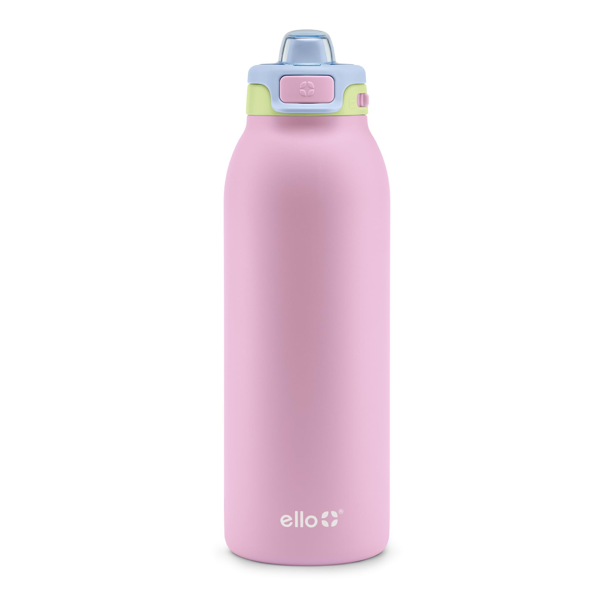 Botella De Agua Ello Pop & Fill De Acero Inoxidable Rosy Skyline De 1,2 Litros - Venta Internacional.