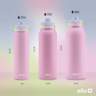 Foto 6 | Botella De Agua Ello Pop & Fill De Acero Inoxidable Rosy Skyline De 1,2 Litros - Venta Internacional.