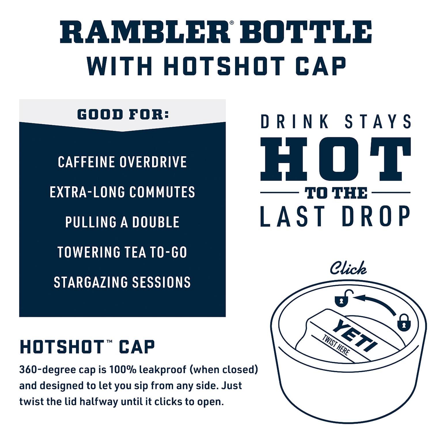 Foto 2 | Botella Yeti Rambler Hotshot 530 Ml, Color Rosa Tropical - Venta Internacional.