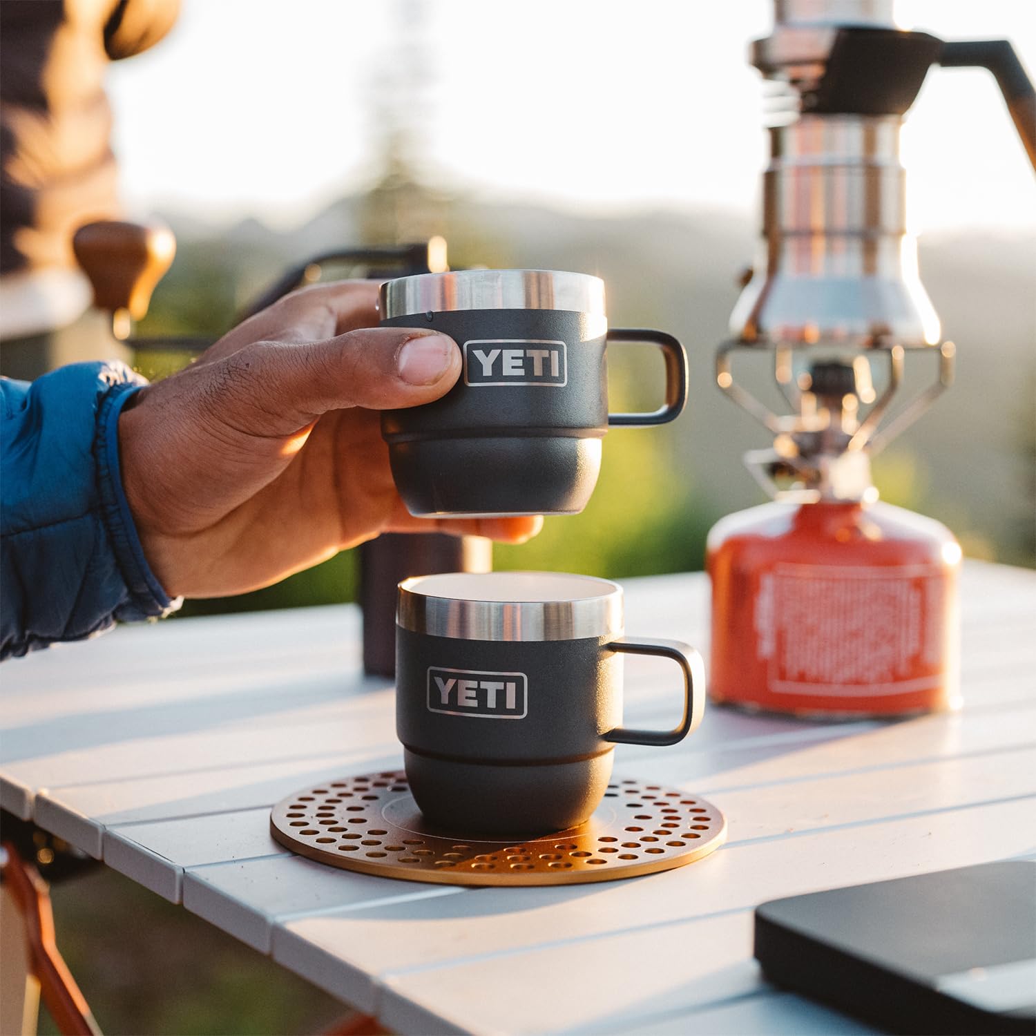 Foto 8 pulgar | Taza Yeti Rambler De Acero Inoxidable Con Aislamiento Al Vacío, 180 Ml, Paquete De 2 Unidades - Venta Internacional.