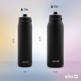 Foto 5 | Botella De Agua Ello Pop & Fill De Acero Inoxidable De 946 Ml, Color Negro - Venta Internacional.