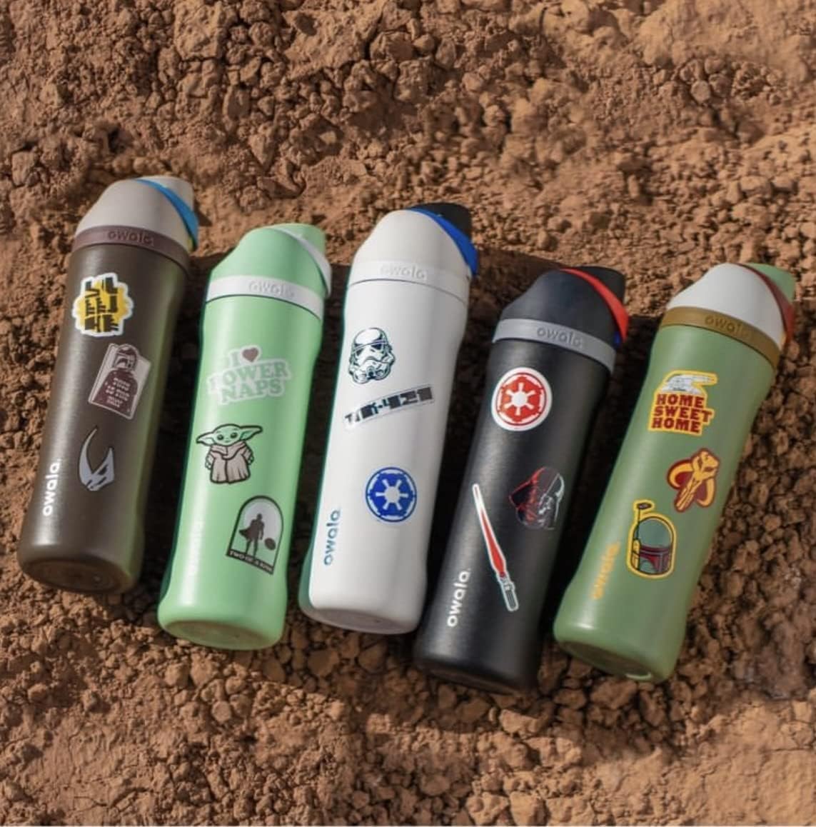 Foto 7 | Botella De Agua Owala Star Wars Freesip Con Aislamiento De 700 Ml Boba Fest - Venta Internacional.