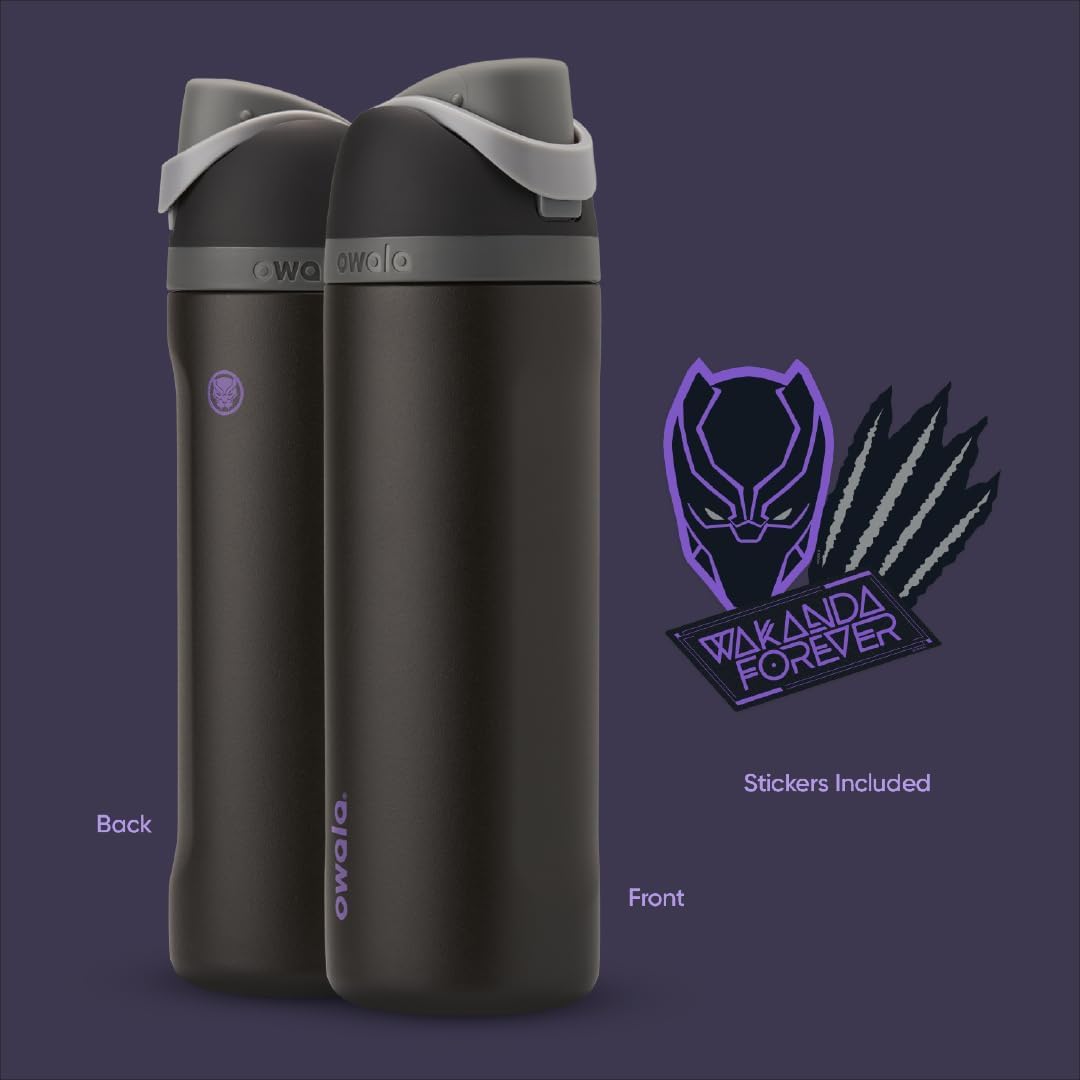 Foto 7 pulgar | Botella De Agua Owala Marvel Freesip Con Aislamiento De 700 Ml Black Panther - Venta Internacional.