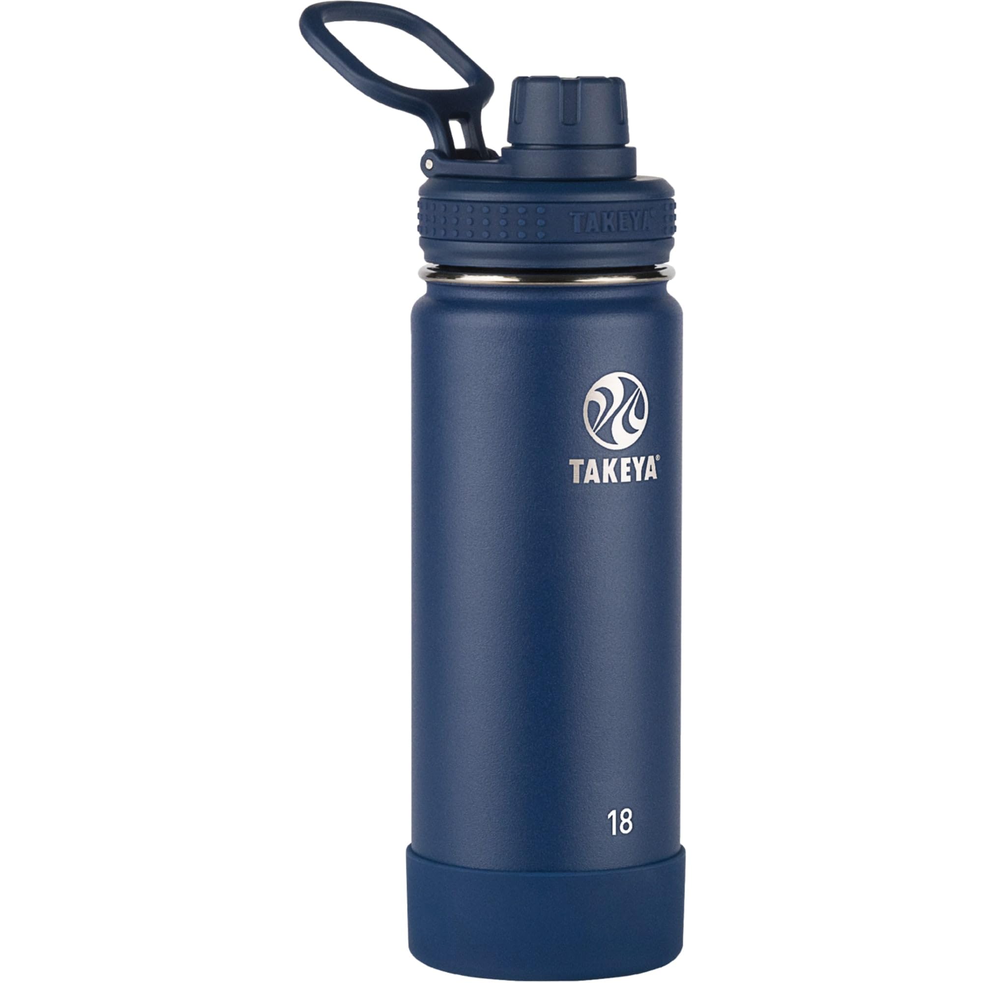 Foto 1 | Botella De Agua Takeya Actives Con Aislamiento Al Vacío De 500 Ml, Color Azul Medianoche - Venta Internacional.