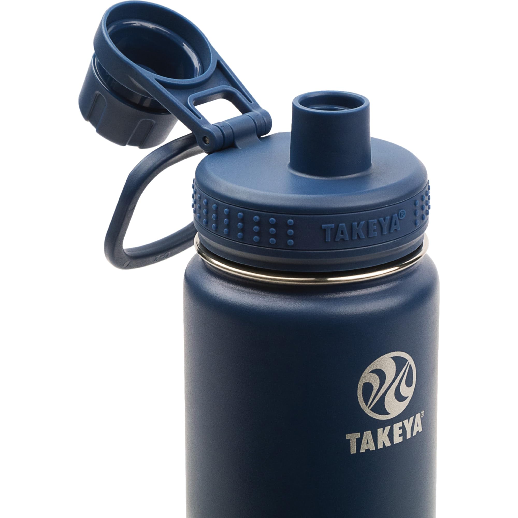 Foto 4 pulgar | Botella De Agua Takeya Actives Con Aislamiento Al Vacío De 500 Ml, Color Azul Medianoche - Venta Internacional.