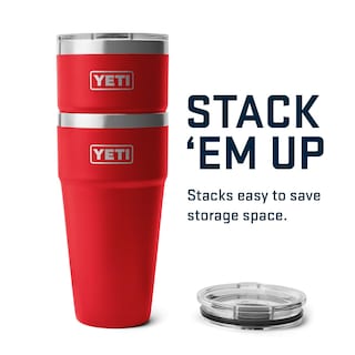 Foto 6 | Vaso Yeti Rambler De 887 Ml, Apilable, De Acero Inoxidable, Color Rojo - Venta Internacional.