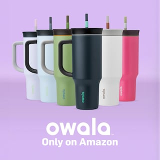 Foto 6 | Vaso De Viaje Owala De Acero Inoxidable De 1,2 L Con Tapa, Color Verde Pajizo - Venta Internacional.