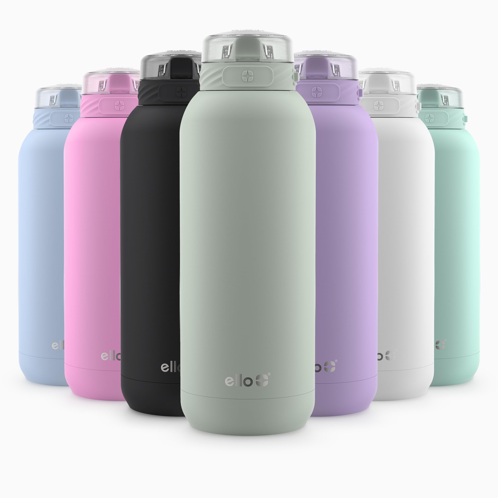 Botella De Agua Ello Cooper De Acero Inoxidable De 1,2 Litros Con Salvia - Venta Internacional.