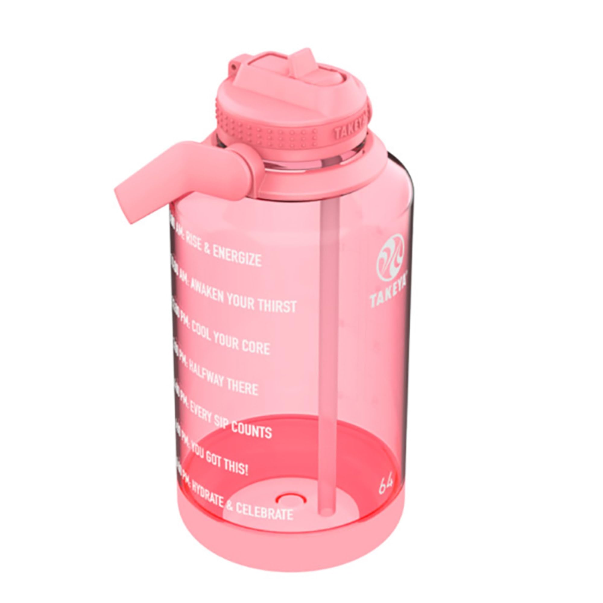 Foto 3 pulgar | Botella De Agua Takeya Motivational De 1,9 L Con Tapa De Pajita Sin Bpa - Venta Internacional.