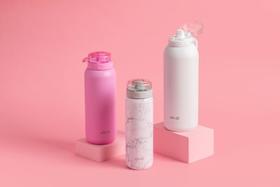 Foto 2 | Botella De Agua Ello Cooper, 946 Ml, Acero Inoxidable, Color Rosa Chicle - Venta Internacional.
