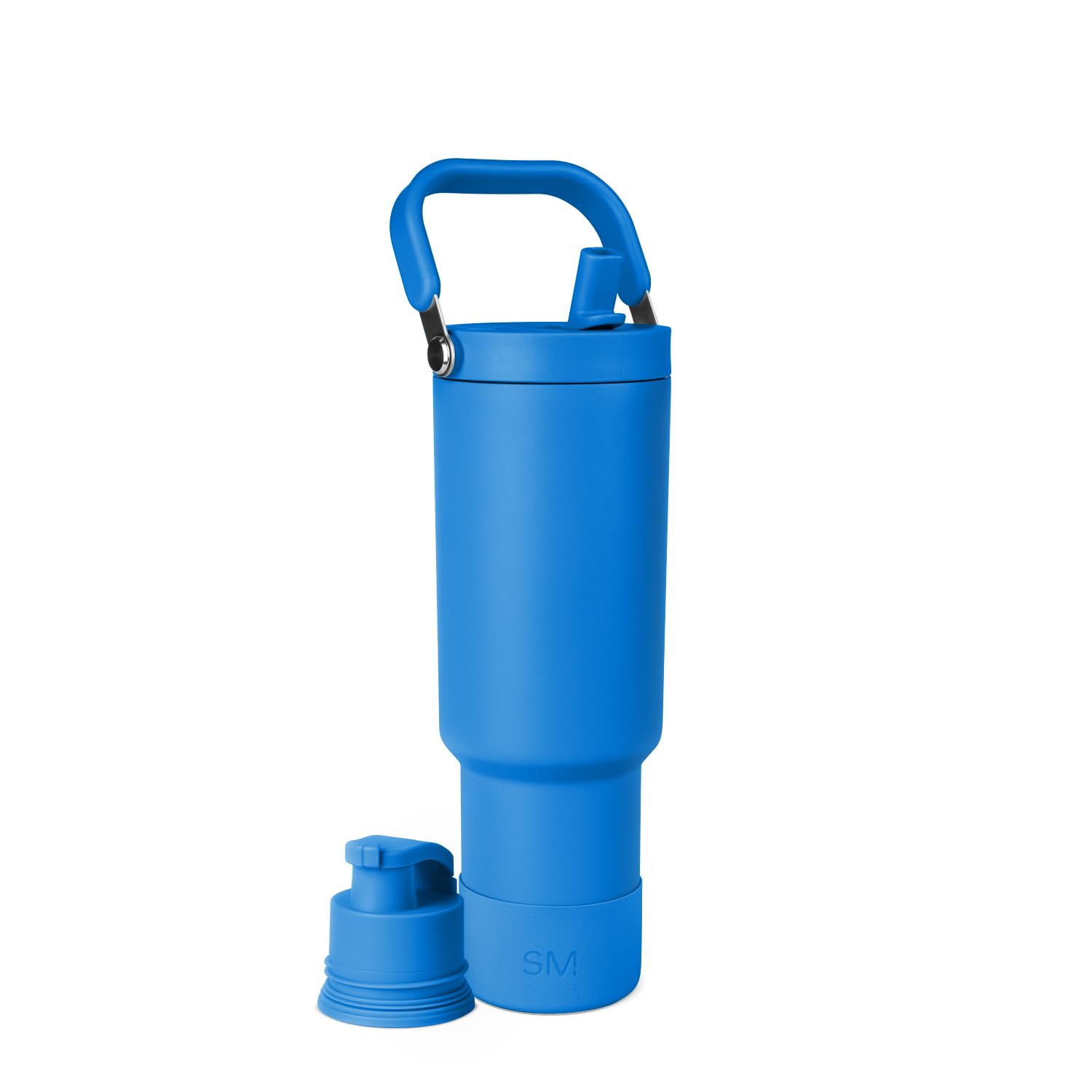 Botella De Agua Simple Modern Trek Pivot 1.2 L Con Asa Azul - Venta Internacional.