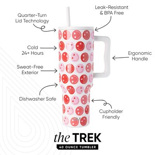Foto 3 | Vaso Simple Modern Valentine's Day Trek De 1183 Ml Con Asa - Venta Internacional.