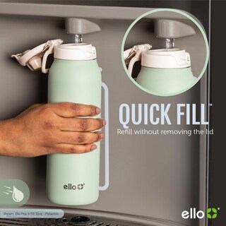 Foto 2 | Botella De Agua Ello Pop & Fill De Acero Inoxidable Raincloud De 650 Ml - Venta Internacional.