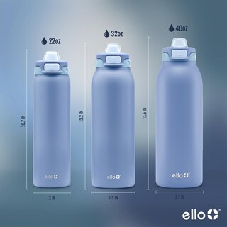 Foto 6 | Botella De Agua Ello Pop & Fill De Acero Inoxidable Raincloud De 650 Ml - Venta Internacional.