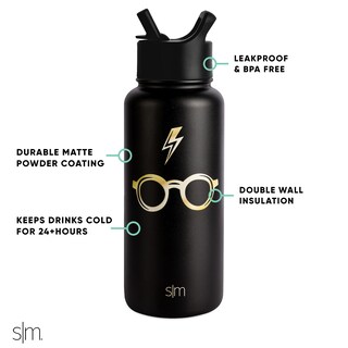 Foto 5 | Botella De Agua Sencilla Y Moderna De Harry Potter De 950 Ml Con Tapa De Pajita - Venta Internacional.