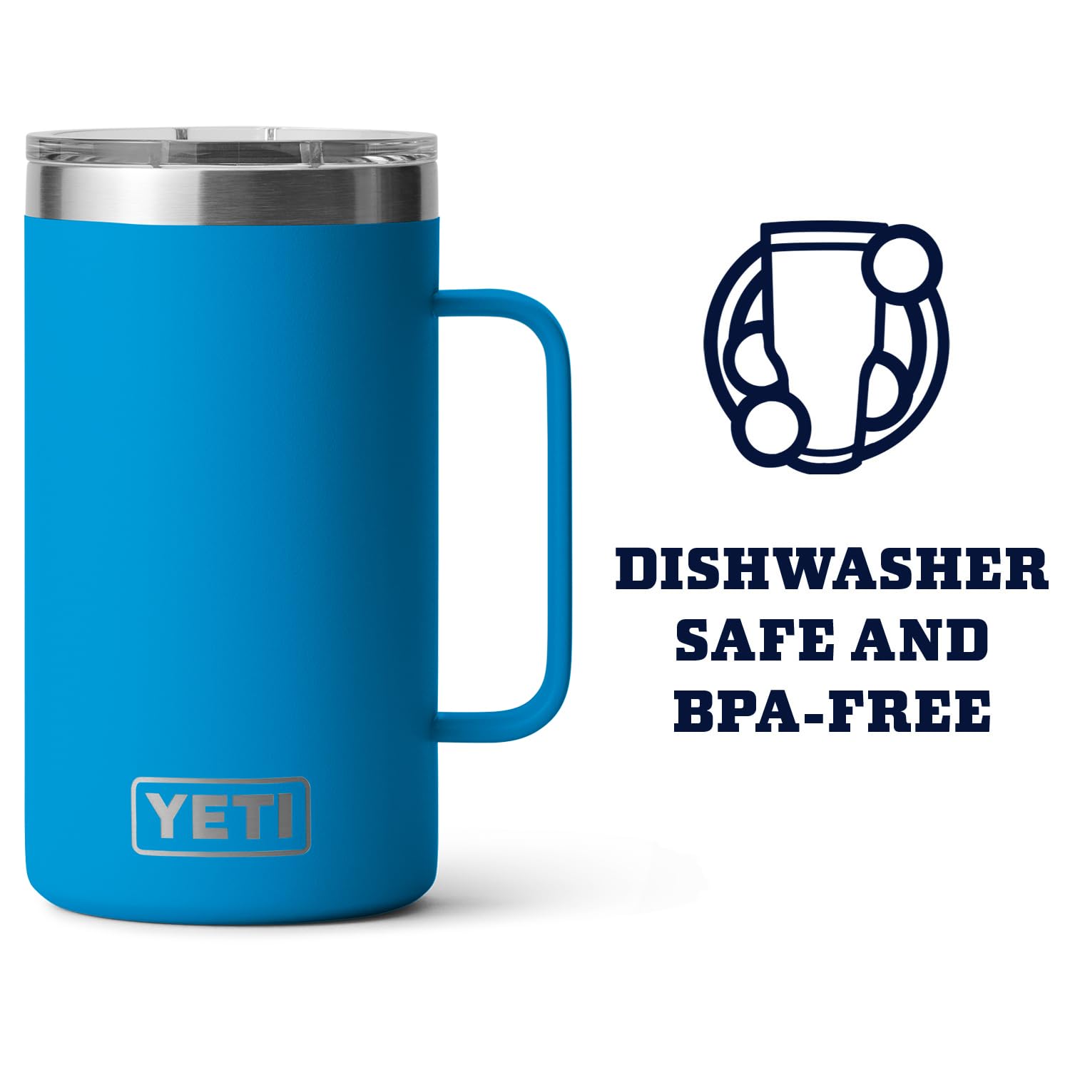 Foto 4 pulgar | Taza Yeti Rambler De Acero Inoxidable Con Aislamiento Al Vacío De 700 Ml - Venta Internacional.
