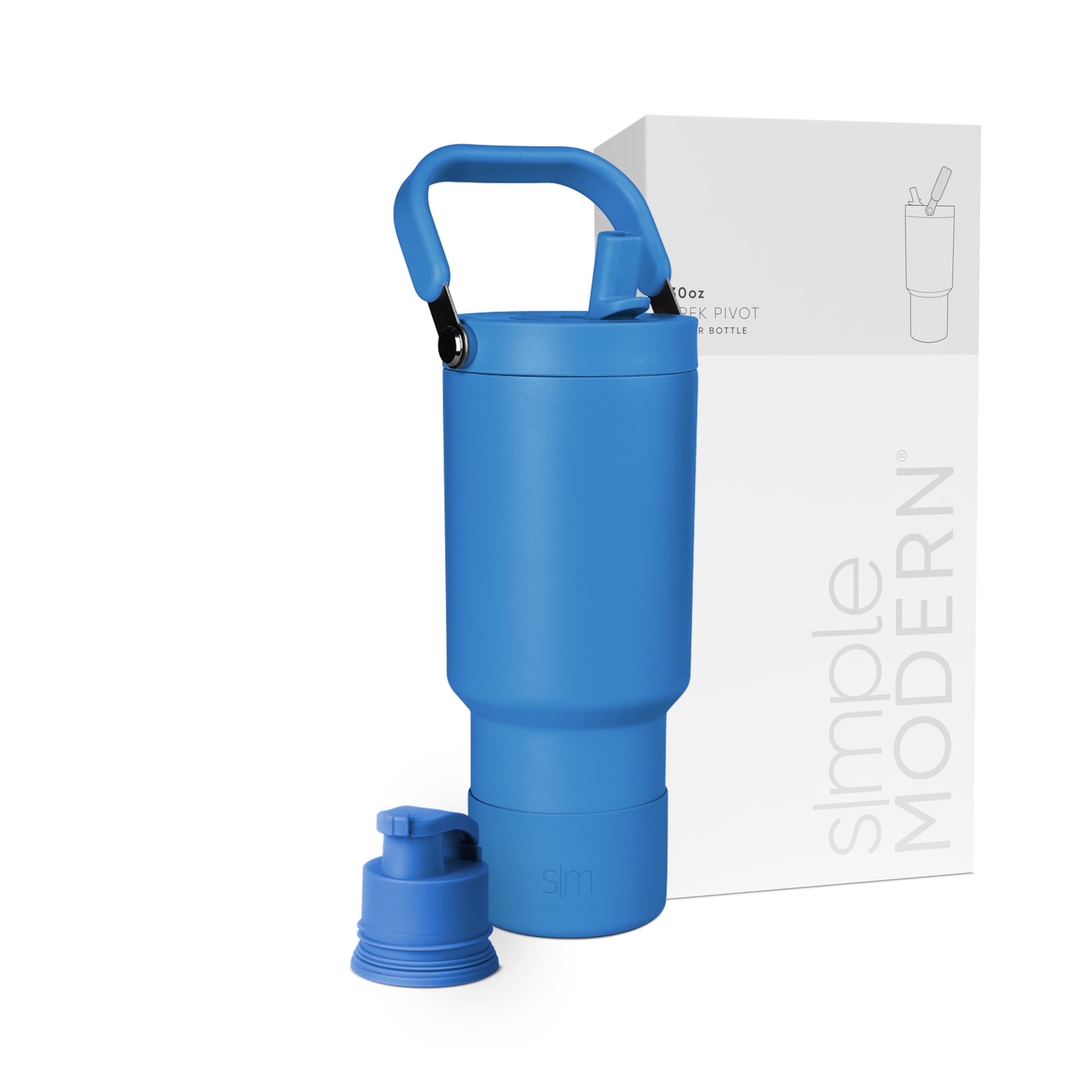 Botella De Agua Simple Modern Trek Pivot De 900 Ml Con Asa - Venta Internacional.