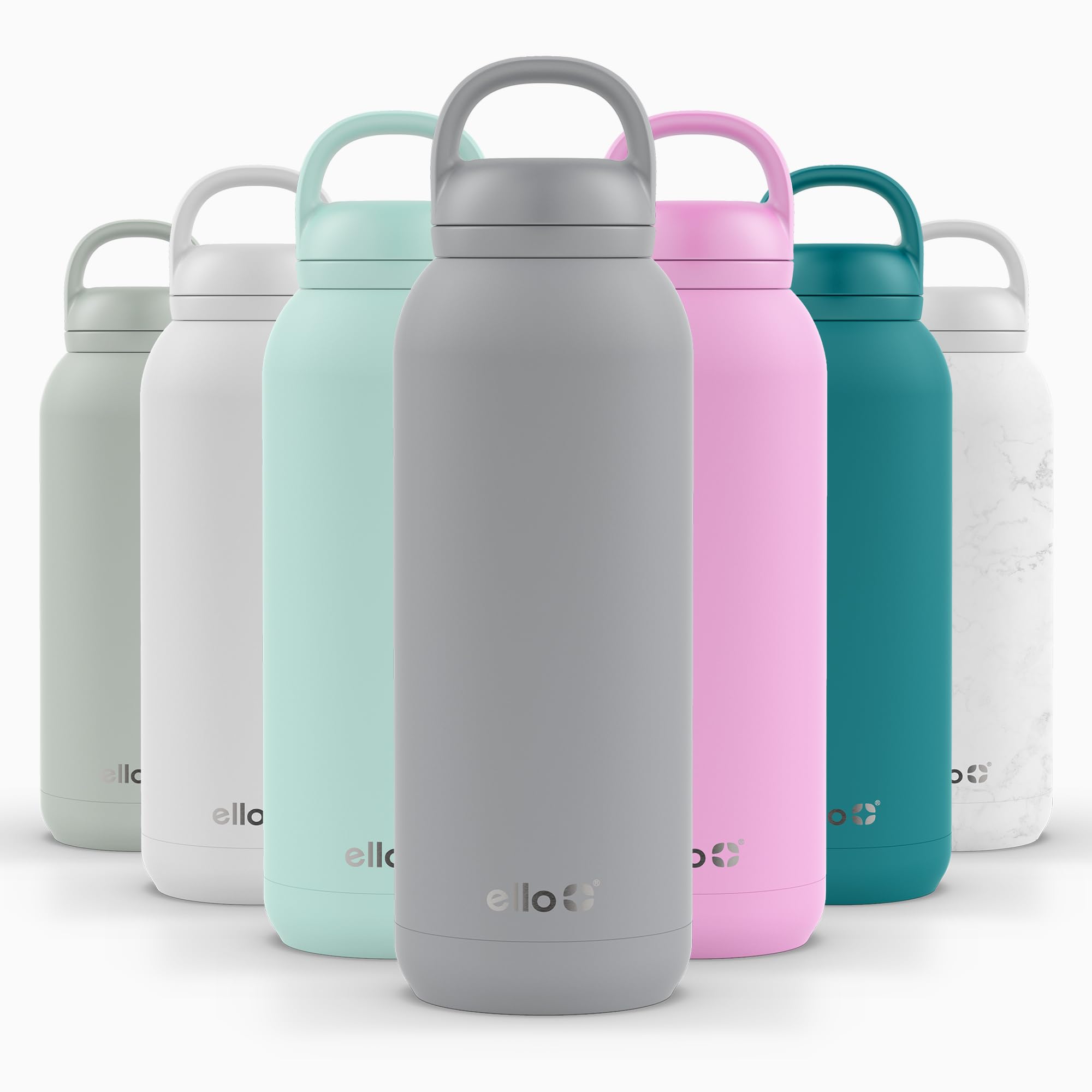 Foto 2 pulgar | Botella De Agua Ello Cooper Twist 1.2l De Acero Inoxidable Gris - Venta Internacional.