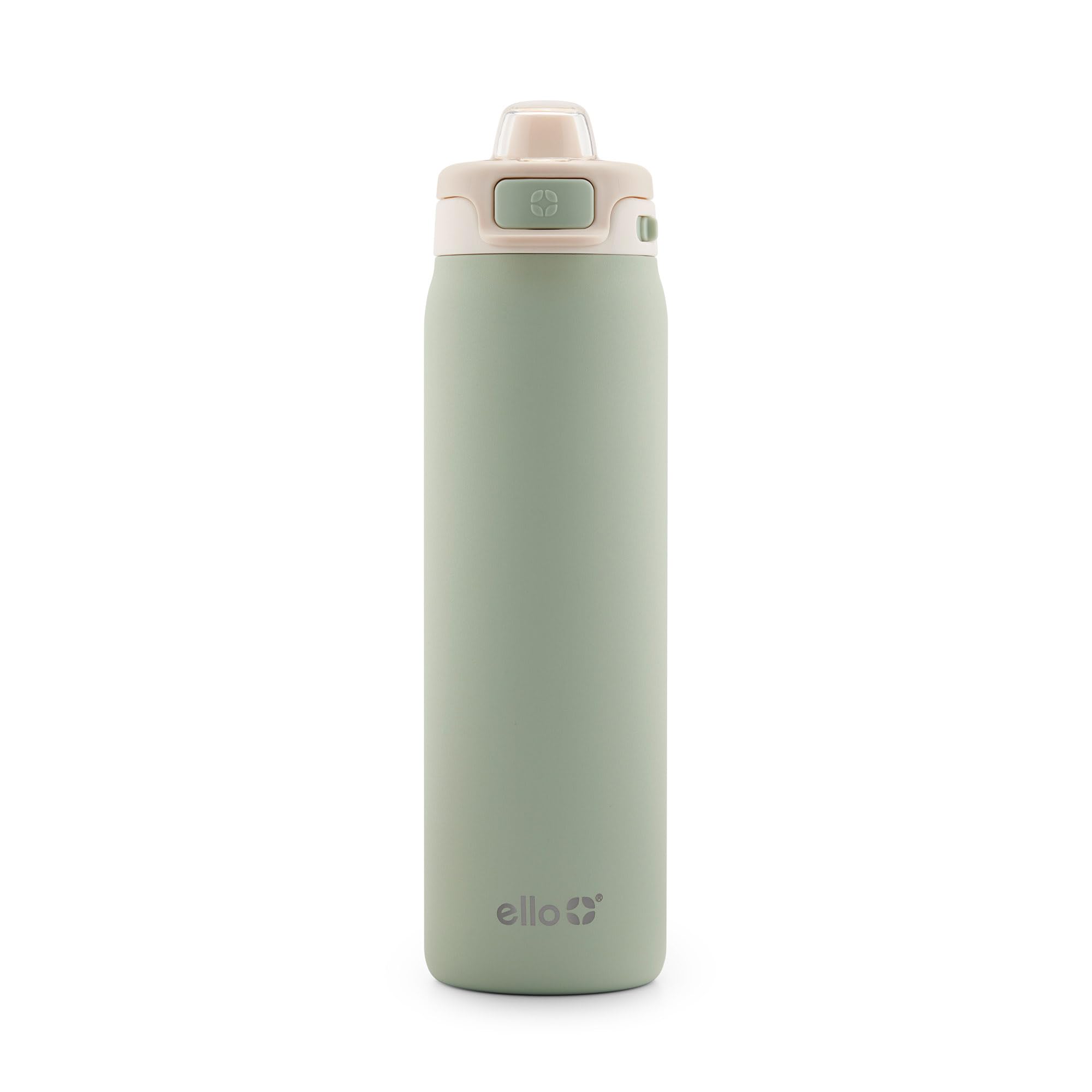 Botella De Agua Ello Pop & Fill De Acero Inoxidable, 650 Ml, Color Pistacho - Venta Internacional.