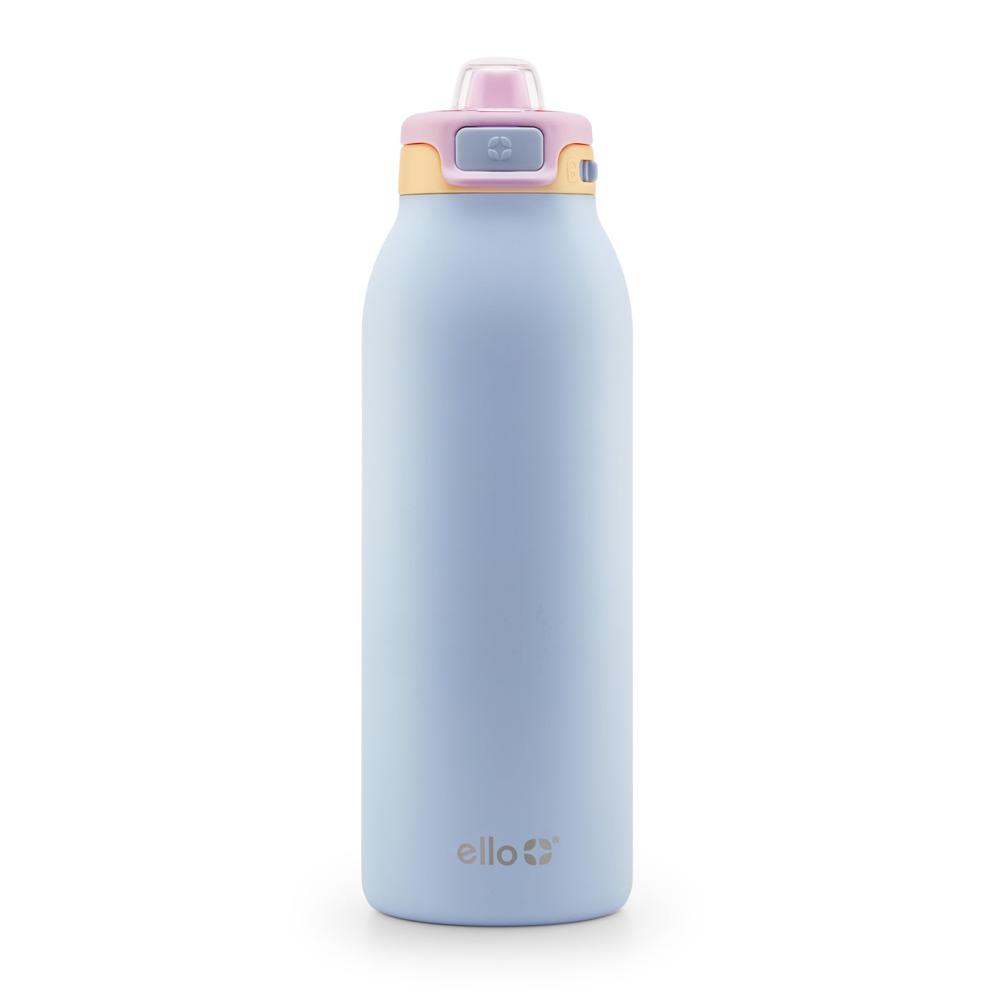 Botella De Agua Ello Pop & Fill De Acero Inoxidable Coastal Sunrise De 1,2 Litros - Venta Internacional.