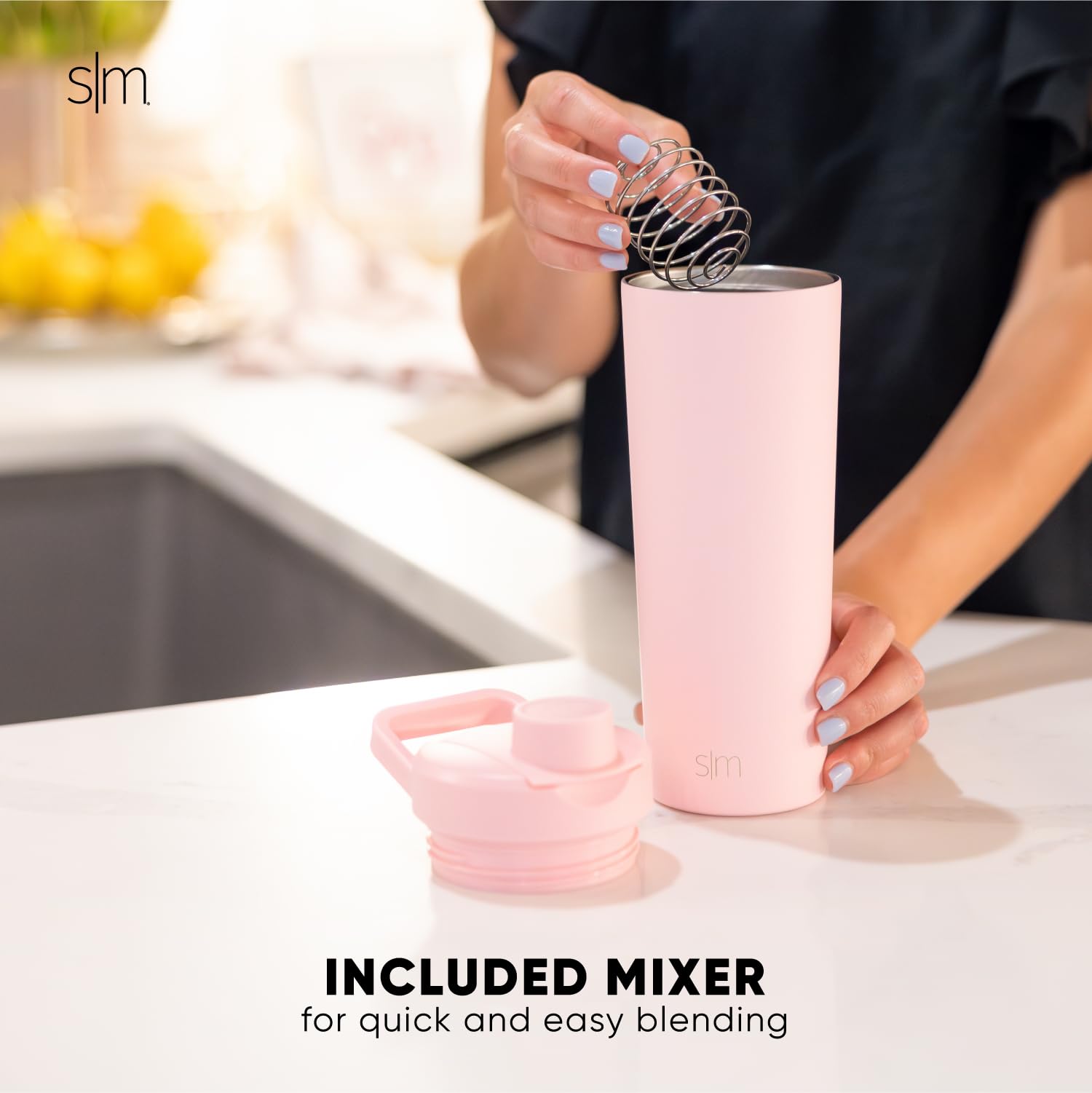 Foto 4 | Botella Mezcladora Simple Modern Rally Collection, 700 Ml, Acero Inoxidable - Venta Internacional.