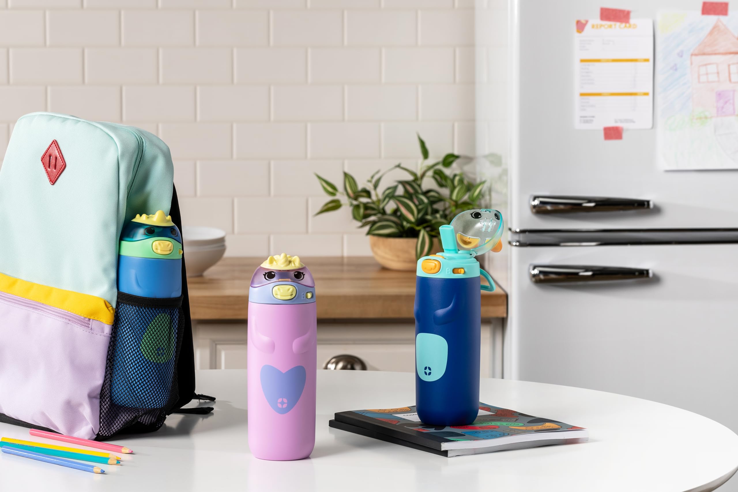 Foto 3 pulgar | Botella De Agua Ello Ellies Con Aislamiento Al Vacío De 350 Ml Para Niños Y Gatos - Venta Internacional.
