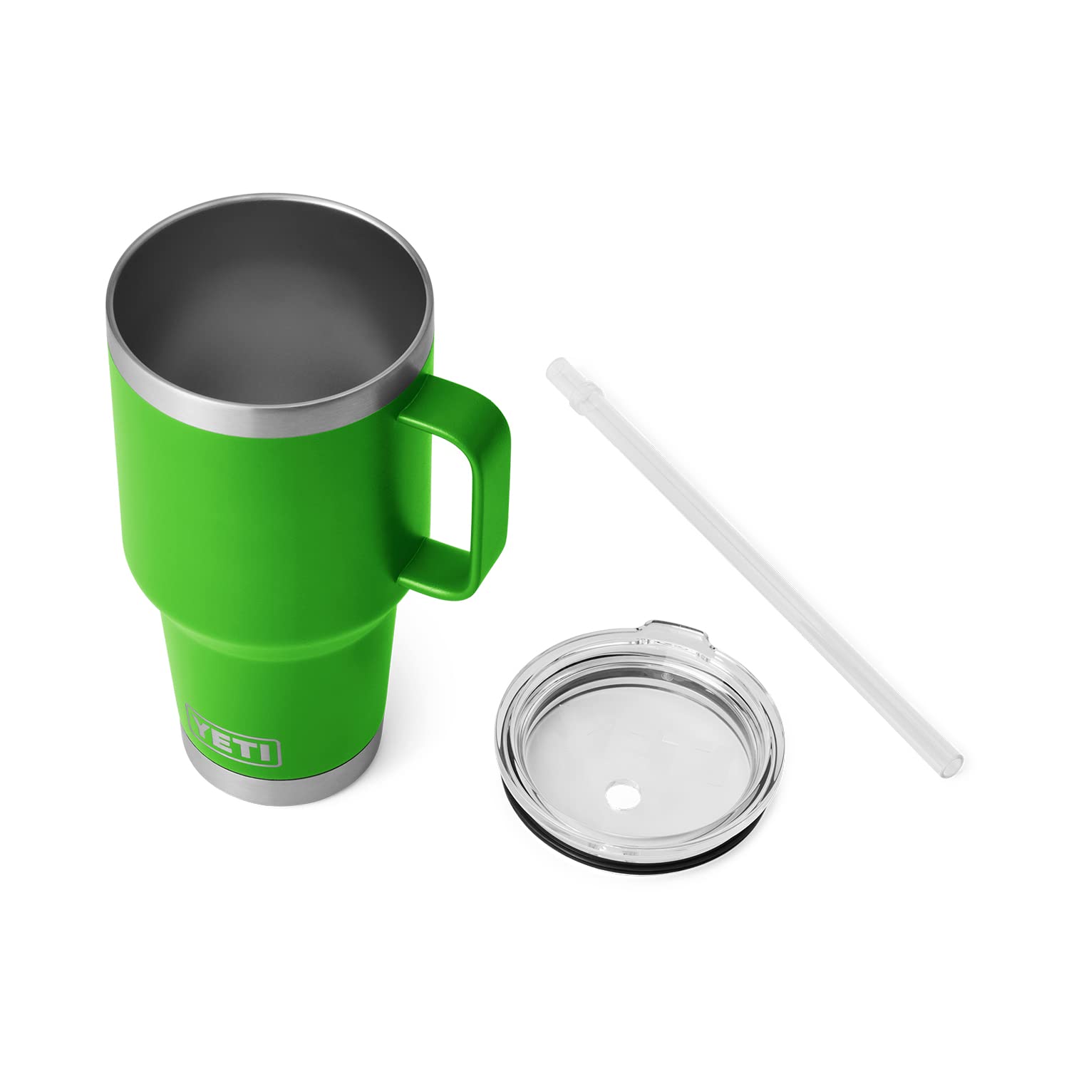 Foto 4 pulgar | Vaso Yeti Rambler De 1 Litro Con Asa Y Tapa Con Pajita De Acero Inoxidable - Venta Internacional.