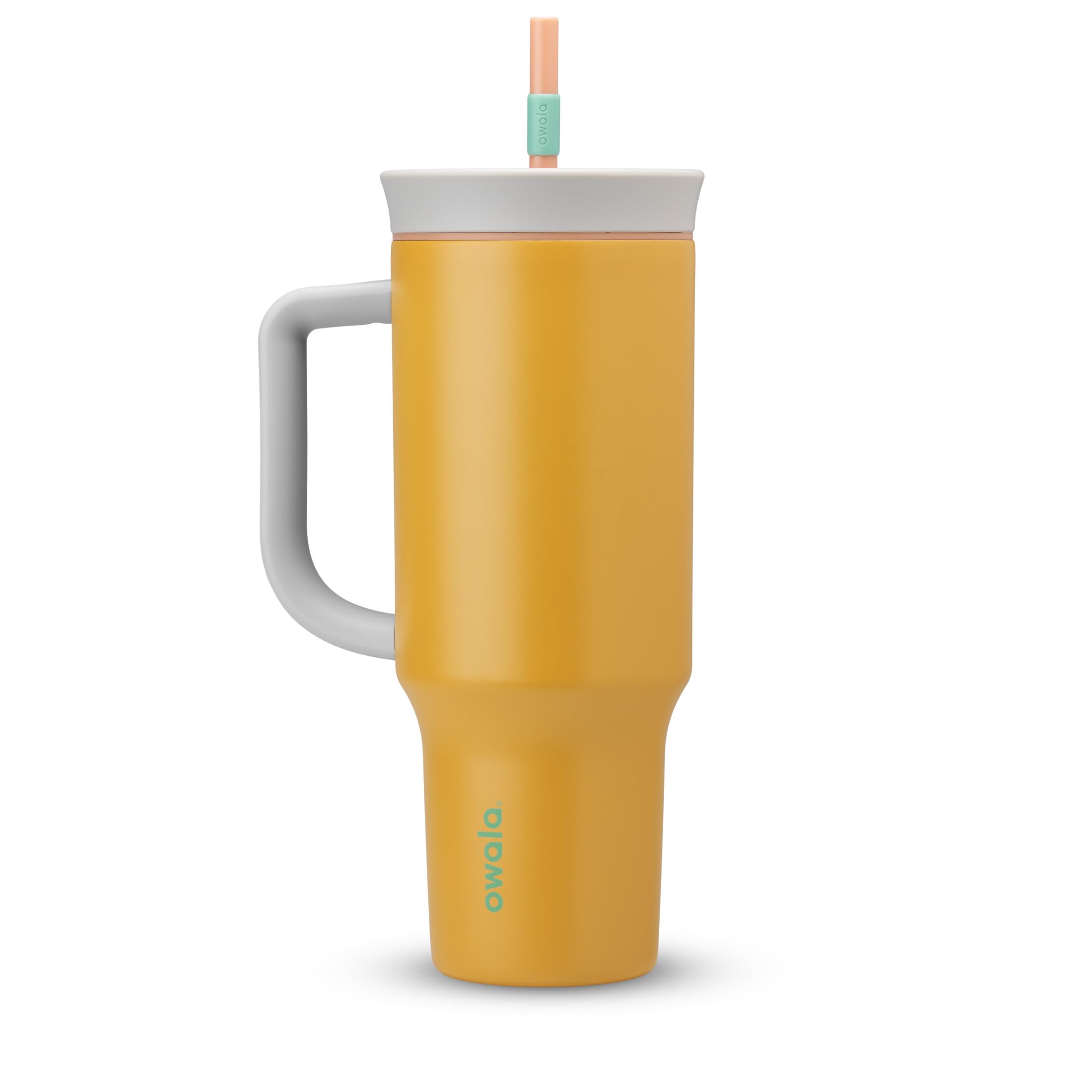 Foto 2 pulgar | Vaso De Viaje Owala De Acero Inoxidable Con Aislamiento De 1,2 L, Color Naranja - Venta Internacional.