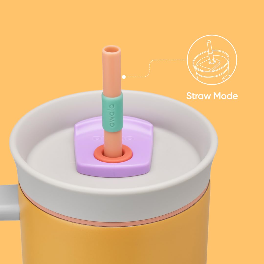 Foto 4 | Vaso De Viaje Owala De Acero Inoxidable Con Aislamiento De 1,2 L, Color Naranja - Venta Internacional.