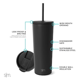Foto 2 | Vaso Aislante Simple Modern Classic De Acero Inoxidable De 710 Ml - Venta Internacional.