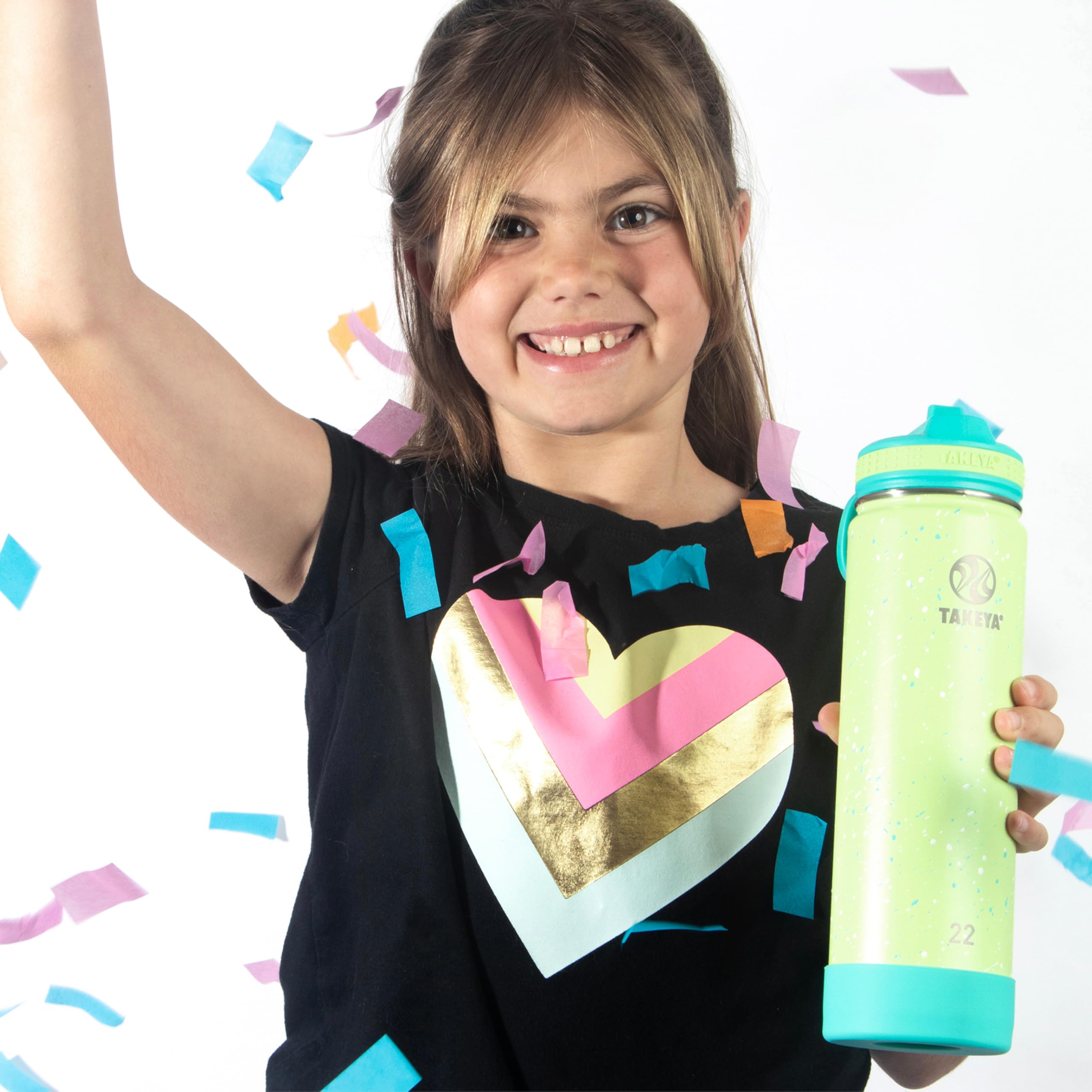 Foto 4 pulgar | Botella De Agua Takeya Actives Con Tapa De Pajita, 650 Ml, Green Grass - Venta Internacional.