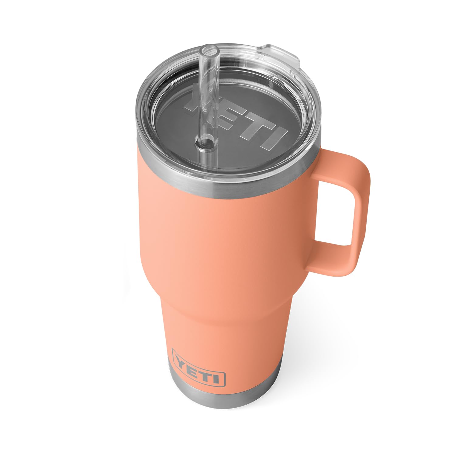 Taza Yeti Rambler Con Aislamiento Al Vacío De 1 Litro Y Tapa Con Pajita De Acero Inoxidable - Venta Internacional.